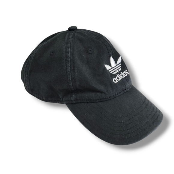 Adidas Men's 100% Cotton Black Casual Baseball Cap Adjustable One Size F… - Picture 1 of 12